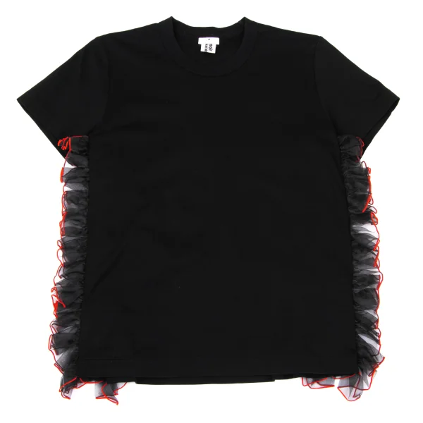 noir kei ninomiya Side Frill Decorative T Shirt K-170112_002