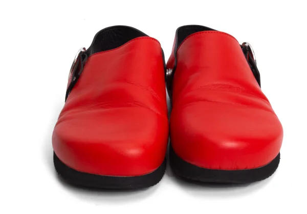Y's PINK Leather Clog Sandals K-170113_002