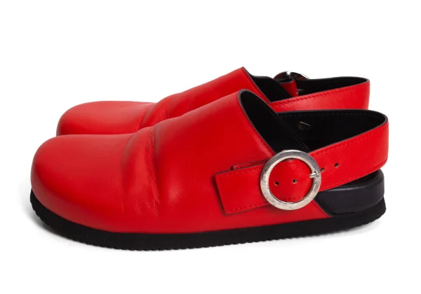 Y's PINK Leather Clog Sandals K-170113_004