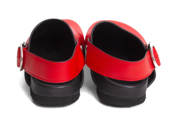 Y's PINK Leather Clog Sandals K-170113_006