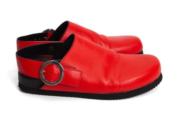 Y's PINK Leather Clog Sandals K-170113_007