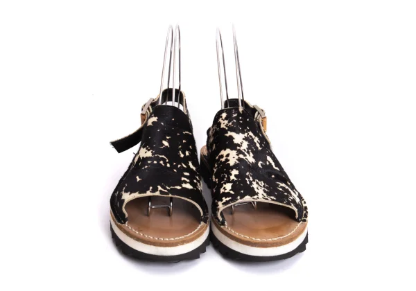 KAYO NAKAMURA by Y's Shark-sole Unborn Calf Sandals K-170115_002