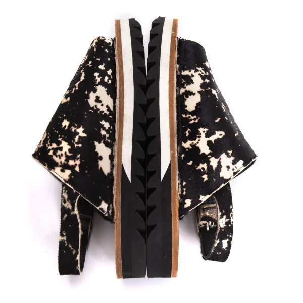 KAYO NAKAMURA by Y's Shark-sole Unborn Calf Sandals K-170115_009