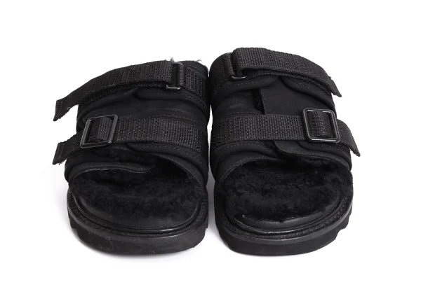 KAYO NAKAMURA by Y's Shark-sole Boa Sandals K-170116_002
