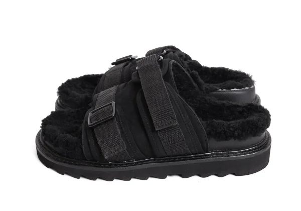 KAYO NAKAMURA by Y's Shark-sole Boa Sandals K-170116_003