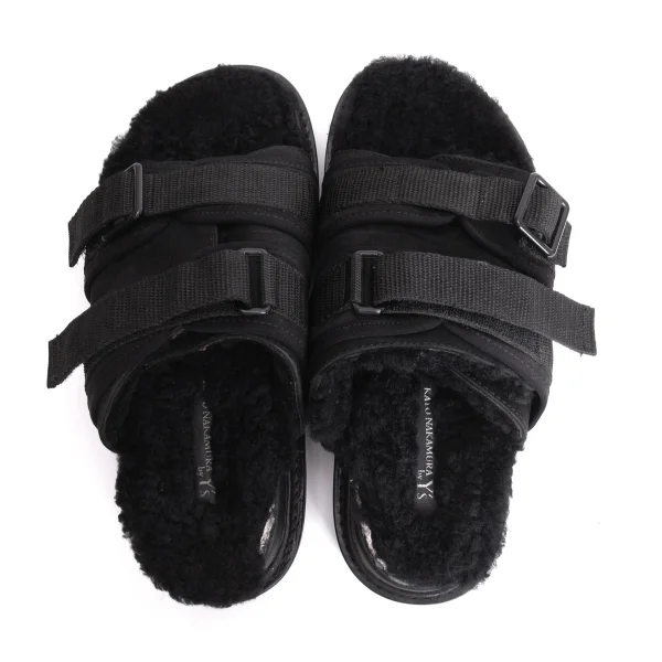 KAYO NAKAMURA by Y's Shark-sole Boa Sandals K-170116_012