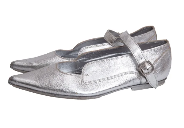 Y's Red Label Metallic Ankle Strap Shoes K-170117_005