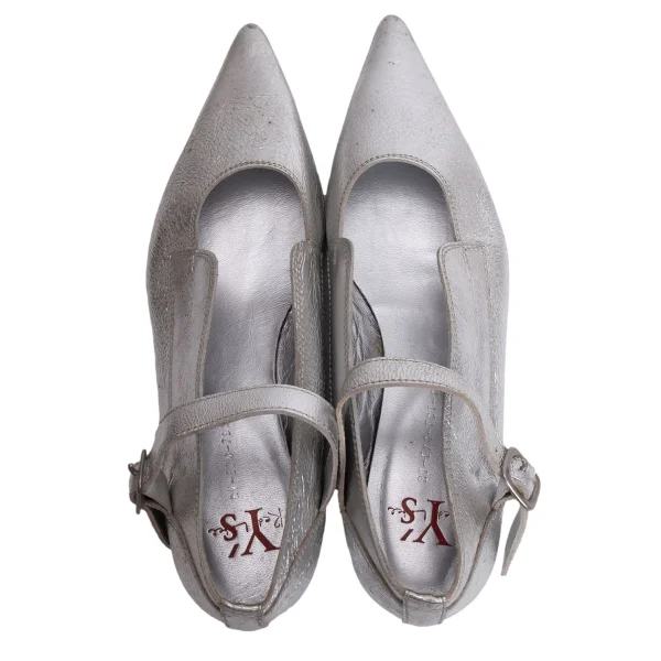 Y's Red Label Metallic Ankle Strap Shoes K-170117_010
