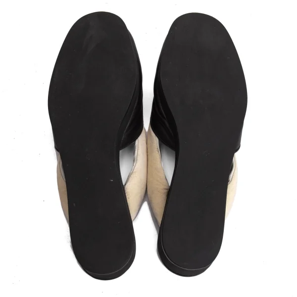 Yohji Yamamoto FEMME Suede Strap Sandals K-170120_010