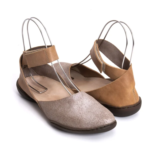 trippen Ankle Strap Leather Shoes Beige 39(About US 8) K-170123_001