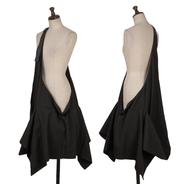 Yohji Yamamoto FEMME Wool Gaba Drape Shoulder Bag Black  K-170124_001