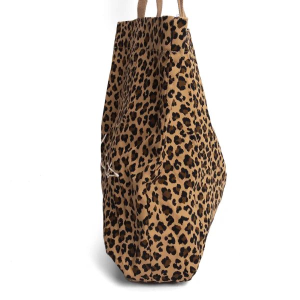 Yohji Yamamoto Logo Printed Leopard Tote Bag K-170126_002