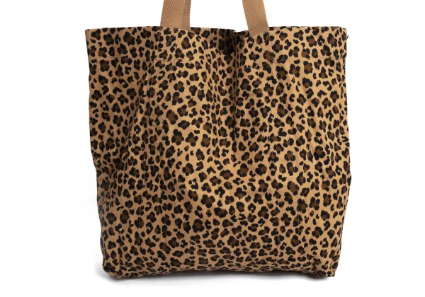 Yohji Yamamoto Logo Printed Leopard Tote Bag K-170126_003