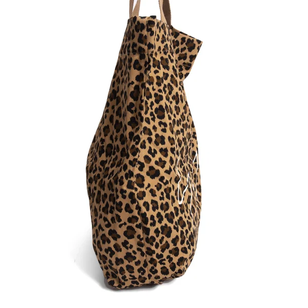 Yohji Yamamoto Logo Printed Leopard Tote Bag K-170126_004