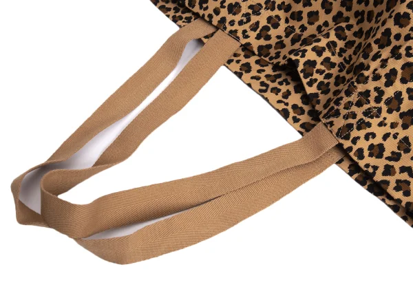 Yohji Yamamoto Logo Printed Leopard Tote Bag K-170126_006