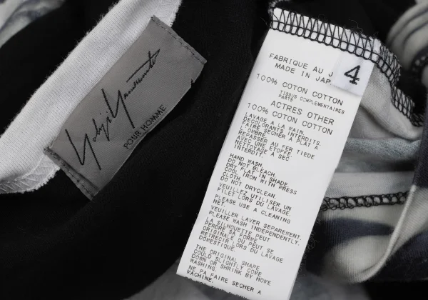 Yohji Yamamoto POUR HOMME Leslie Kee Promide Print T-shirt K-170133_013