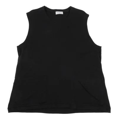 Yohji Yamamoto POUR HOMME Cotton Sleeveless Top