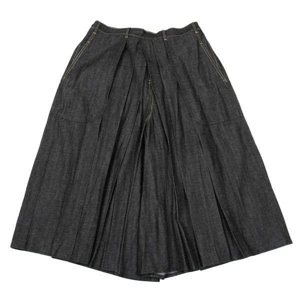 Yohji Yamamoto POUR HOMME Hakama Jeans Black 3 K-170135_001
