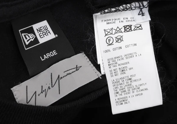 Yohji Yamamoto×NEW ERA Signature Logo Embroidered T-shirt K-170136_012