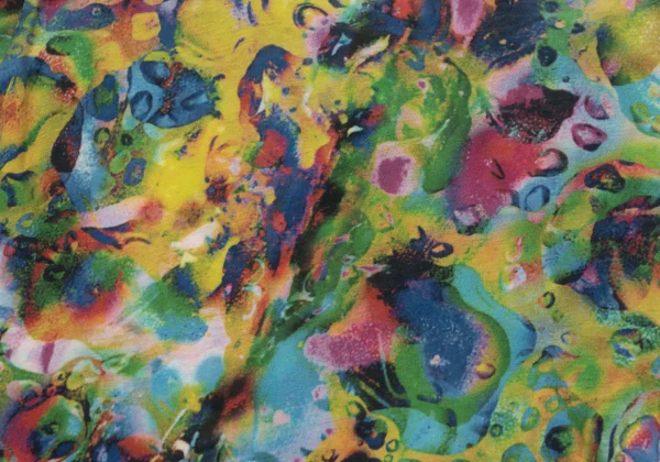 Yohji Yamamoto FEMME Colorful Bubble Print Cotton Cardigan K-170138_012