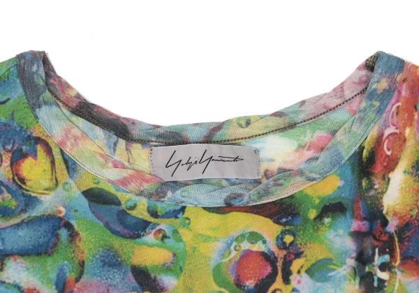 Yohji Yamamoto FEMME Colorful Bubble Print Cotton Tank Top K-170139_004