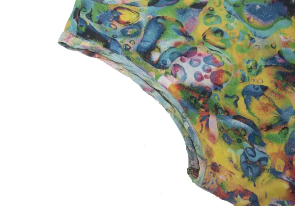 Yohji Yamamoto FEMME Colorful Bubble Print Cotton Tank Top K-170139_005