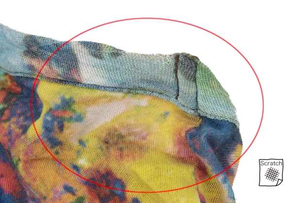 Yohji Yamamoto FEMME Colorful Bubble Print Cotton Tank Top K-170139_009