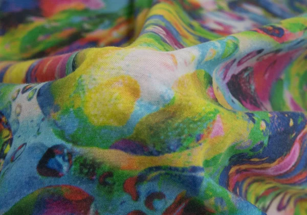 Yohji Yamamoto FEMME Colorful Bubble Print Cotton Tank Top K-170139_011