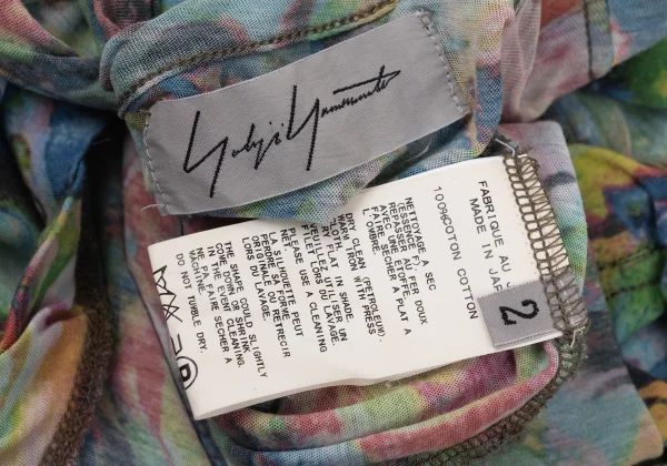 Yohji Yamamoto FEMME Colorful Bubble Print Cotton Tank Top K-170139_013