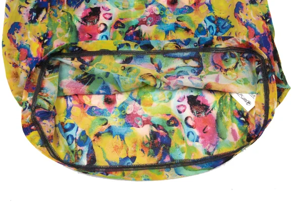 Yohji Yamamoto FEMME Colorful Bubble Print Stretch T Shirt K-170140_009
