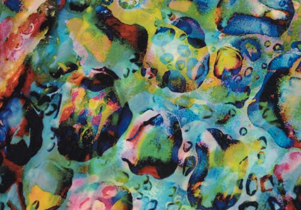 Yohji Yamamoto FEMME Colorful Bubble Print Stretch T Shirt K-170140_011