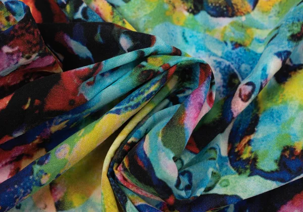 Yohji Yamamoto FEMME Colorful Bubble Print Stretch T Shirt K-170140_013