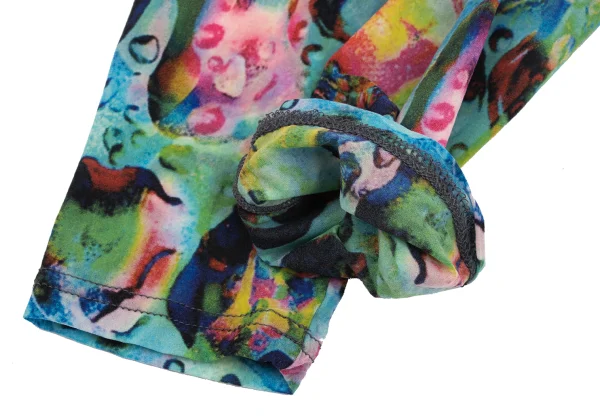 Yohji Yamamoto FEMME Colorful Bubble Print Stretch Leggings K-170141_005