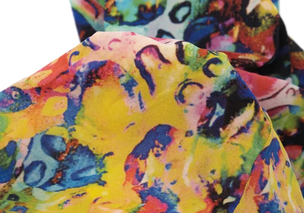 Yohji Yamamoto FEMME Colorful Bubble Print Stretch Leggings K-170141_008