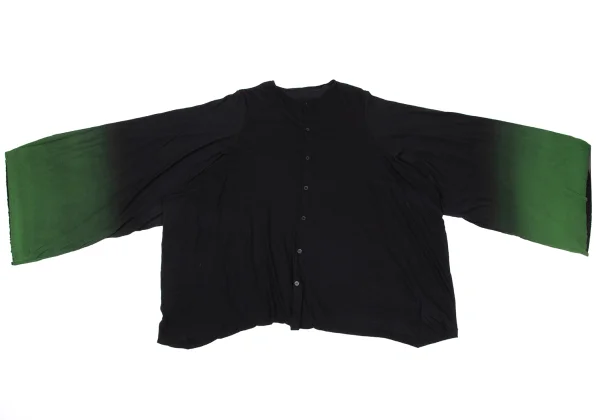 Yohji Yamamoto FEMME Pigment Gradient Print Wide Sleeve Cardigan K-170142_002