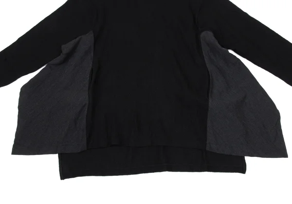 Yohji Yamamoto FEMME Side Switching Knit Top K-170144_006
