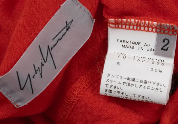 Yohji Yamamoto FEMME Wool Knit Cardigan K-170145_014