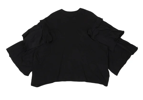 Yohji Yamamoto FEMME Frill Sleeve T Shirt K-170148_009