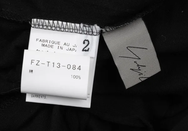 Yohji Yamamoto FEMME Frill Sleeve T Shirt K-170148_013