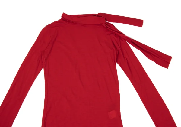 Yohji Yamamoto FEMME Tie Neck Wool Knit Top K-170150_003