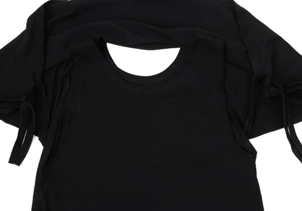 Yohji Yamamoto FEMME Layered Switching Raglan T Shirt K-170151_010