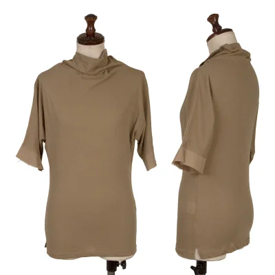 Yohji Yamamoto FEMME Cuff Switching Turtleneck T Shirt
