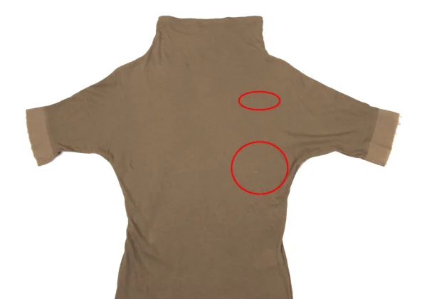 Yohji Yamamoto FEMME Cuff Switching Turtleneck T Shirt K-170152_003