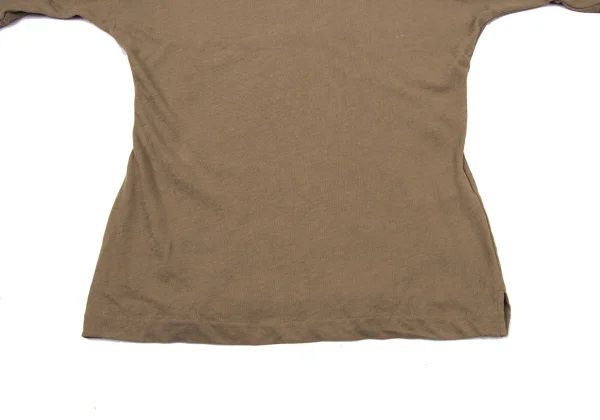 Yohji Yamamoto FEMME Cuff Switching Turtleneck T Shirt K-170152_009