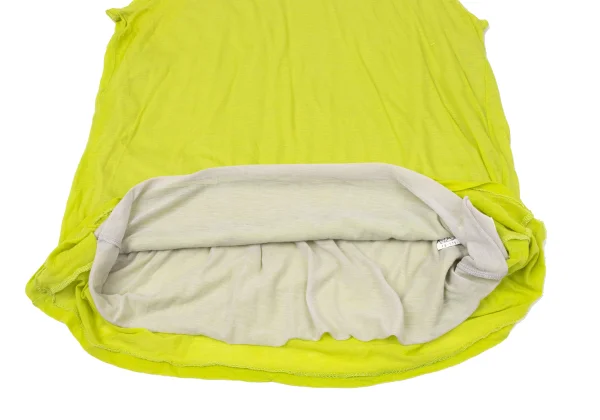 Yohji Yamamoto FEMME Bicolor Layered Tank Top K-170155_007