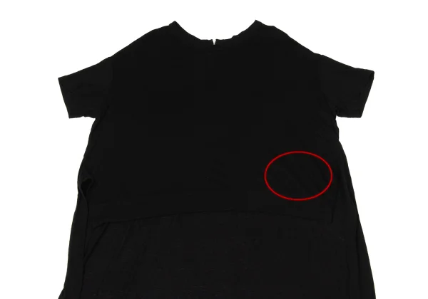 REGULATION yohji yamamoto Linen Blend Long Tail Knit Top K-170158_003