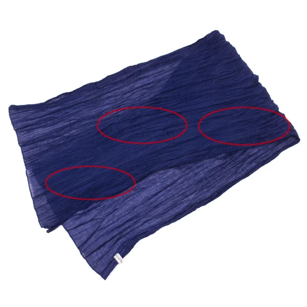 Yohji Yamamoto FEMME Wrinkled Pleated Scarf K-170161_002