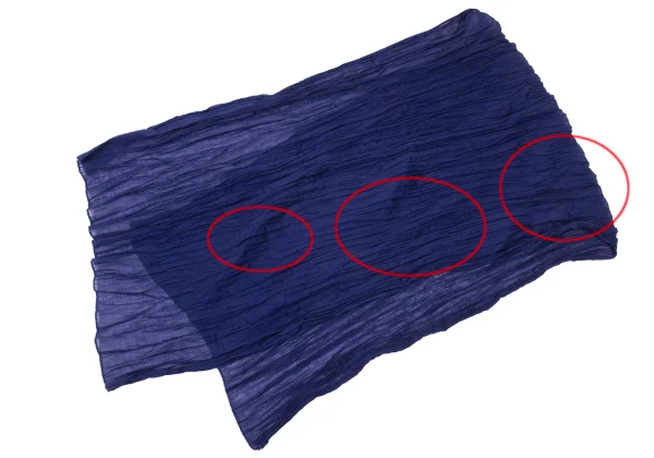 Yohji Yamamoto FEMME Wrinkled Pleated Scarf K-170161_007