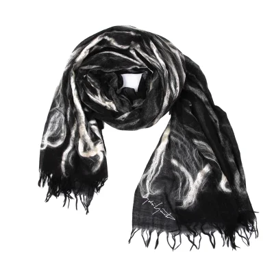 Yohji yamamoto discord Silk Woven Scarf