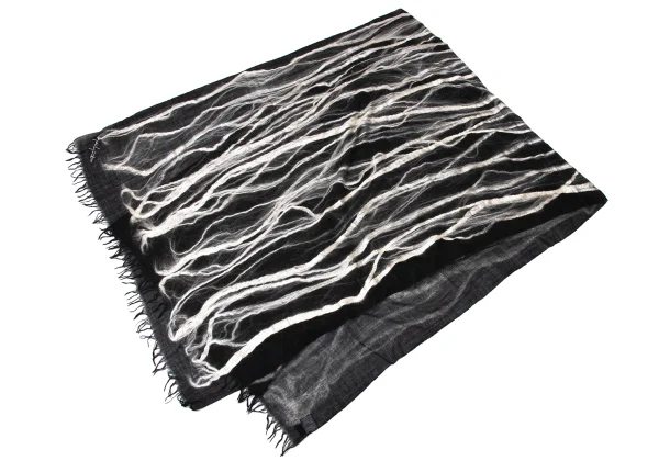 Yohji yamamoto discord Silk Woven Scarf K-170166_002